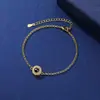 Venta caliente transfronteriza europea y americana nuevo brazalete de circonita de cadena O foto a color HD 100 tipos de voz Te amo brazalete de proyección