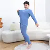 Conjunto de Roupa Íntima Térmica para Meninos Plus Size Lã Seda Roupas de Outono e Calças para Meninos Tamanho Extra Grande Crianças Meninos Outono e Inverno