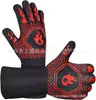 Guantes Resistentes a Altas Temperaturas para Hornear Barbacoa Horno Microondas Retardantes de Llama 500-800 Grados Calor de Horno Resistentes al Corte Mangas Táctiles Aramida