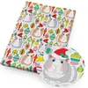 Navidad Acebo Dibujos Animados Serie de Cobayas Patrón Impreso Delgado Algodón Poliéster Hecho a Mano diy Parche Bolsas Mantel Camisa Pijama