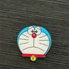 Broche acrílico Harajuku, distintivo fofo do Doraemon, alfinete infantil do Doraemon, adesivo de celular DIY atacado