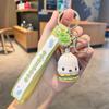Llavero de la serie Snack de Sanrio con dibujos animados, muñeco de goma suave, colgante de mochila para pareja, regalo al por mayor