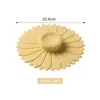 Tapa de Silicona para Taza con Forma de Flor de Grado Alimenticio Taza Universal de Vidrio + Tapa Antipolvo Conservación del Calor a Prueba de Insectos Fácil de Limpiar Girasol