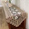 Em estoque atacado alta qualidade renda toalha de mesa para rack de TV cômoda capa para sapateira pano cortina toalha capa à prova de poeira retrô francesa