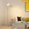 [Selección Estricta] Lámpara de Pie Estilo Pastoral Nórdico Personalidad Creativa Celebridad de Internet Flor Esquina del Sofá Mesita de Noche Lámpara de Atmósfera Cálida