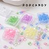 Maní Gordo Color Acrílico Cadena Colgante Accesorios DIY Cadena para Teléfono Móvil Collar Joyería Hecha a Mano Colgante Cuentas Cuentas de Maní