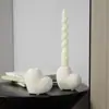 Dia dos Namorados Coração Vermelho Suporte de Vela Cerâmico Conjunto de Decoração Casamento Feriado Suporte de Vela Mesa Aromaterapia