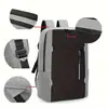 Bolsa de negócios masculina transfronteiriça, bolsa para laptop, mochila USB multifuncional, bolsa de ombro dupla de grande capacidade, pode ser impressa com logotipo