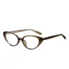 Armazón de gafas retro ojo de gato de acetato imitación, lente plana, para mujer 88014, aspecto natural, estilo Chanel, gafas de prescripción anti-luz azul para Instagram