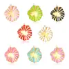 Moda Europea y Americana Transfronteriza Versátil Chapado en Oro de 18 Quilates Accesorios para Collar Pulsera Pendientes DIY Colgante en Forma de Pétalo de Gota de Aceite