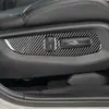 Adecuado para 17-21 Honda Crv Panel de Ajuste de Asiento Interior Modificado de Fibra de Carbono Pegatinas Decorativas Accesorios Interiores