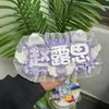 Ju Jingyi y Hou Mingyi Colgante Terminado Reflectante DIY para Fans Mercancía de Celebridades Texto Creativo Nombre Fieltro Lindo