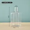 Botella de Jarabe Comercial para Tienda de Té con Leche, Dispensador Manual de Jugo de Frutas, Bomba Dosificadora de Presión con Cabezal de Vidrio