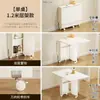 Mesa de comedor plegable para casas pequeñas, ahorra espacio, mesa de comedor ultradelgada con taburetes y sillas escamoteables, mesa de comedor rectangular móvil