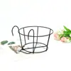 Estante para Macetas de Flores Colgantes de Hierro Forjado para Plantas Verdes Montado en la Pared Balcón Estante para Flores Maceta Verde Planta Suculenta Colgante para Barandilla