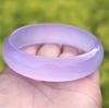 Pulseira de Jade Xinkeng Atacado Flor Flutuante Jade Hibisco Verde Jade Violeta Feminina Fundo Gelo Pulseira de Jade Quartzo