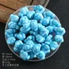 Urso Macaron Contas de Cerâmica Furo Vertical Colorido Acessórios para Miçangas Material para Corrente de Celular Colar Contas Soltas Cor Resistente