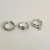 Piercing de Nariz com Contas de Zircônia Microincrustadas em Cobre para Mulheres, Exquisito, Compacto, Moderno, Luxo Leve, Sensação de Alta Qualidade, Anel Ajustável para Dedo Indicador