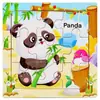 Rompecabezas de Madera para Niños de 3-6 Años Reconocimiento de Animales Marinos Rompecabezas Plano de Dibujos Animados Educación Temprana Tablero de Rompecabezas Educativo Suministro Transfronterizo