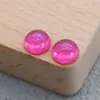 Anillo de resina nuevo de fábrica, cara de anillo, color cielo estrellado galaxia, color sólido, transparente, interfaz redonda, aretes de denier, incrustados, hechos a mano