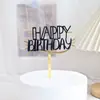 Tarjeta de pastel acrílica de doble capa transfronteriza decoración de mesa de postre para fiesta estrellas amor estrella de cinco puntas decoración para pastel