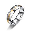 Anel de zircônia novo direto da fábrica com personalidade da moda europeia e americana, anel de falange requintado com três diamantes, atacado