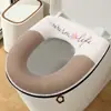 Cojín para Asiento de Inodoro Invierno Engrosado Cubierta de Inodoro Universal para las Cuatro Estaciones Anillo de Inodoro para el Hogar Almohadilla para Asiento de Inodoro Almohadilla Suave para Inodoro
