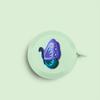 Regla suave telescópica automática con diseño de mariposa de colores de estilo nórdico. AliExpress. Regla suave portátil. Mini regla suave pequeña y bonita.
