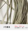 Material para reparo de cestos suspensos redondos e planos em rattan plástico PE/PVC, cestos para flores, cestos de armazenamento, materiais para tecelagem DIY.