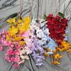 Simulação de narciso de 4 garfos, decoração de teto de casamento, flor falsa, arranjo de flores para sala de estar, adereços para fotos
