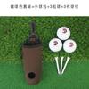 Bolsa pequeña para pelotas de golf, bolsa pequeña para pelotas, accesorios para el campo, bolsa de tela para buceo, mini riñonera, 3 pelotas, 3 tees, 5 colores