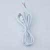 Lámpara LED matamosquitos personalizada en blanco y negro con cola de estaño para emparejar USB, fabricante de cabeza única, cable, Tarjeta Hot Band, producto semiacabado de dos hilos de 1 metro