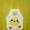 Avental Infantil Pássaro Coruja Avental Desenho Animado Casaco Pintura Infantil Impermeável à Prova de Óleo em estoque Babador Brinquedo