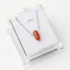 Piedra Natural Amatista Hexagonal de Doble Punta Cono Colgante Piedra Semipreciosa Colgante Tridimensional Accesorios para Colgante de Collar DIY Transfronterizo