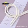 Nova Roupa Infantil de Primavera Colorida em Estoque Corda Redonda Oca Espessura 0,6cm Cintura Colorida Capuz com Cordão Cordão