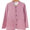 Roupa íntima térmica quente para mulheres de meia-idade e idosas, conjunto espessado com forro de fleece, casaco de algodão de inverno para mães, cardigã, blusa de manga comprida para senhoras idosas