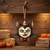Colgantes de Madera 2D Lindos y Divertidos con Forma de Mascota para Halloween, Decoraciones de Atmósfera Festiva, Adornos Colgantes, Accesorios, Regalos