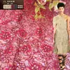Tela bordada con encaje primavera y verano nuevo lentejuelas garabateadas ropa de escenario moda femenina vestido suministro en stock