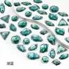 Resina Mixta al por mayor, Pedrería cosida a mano, Piedras irregulares de gota de agua, marquesa, satélite cosidas a mano, Hebilla plana de doble agujero, Accesorios de ropa DIY