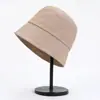 Sombrero de Cubo de Algodón Puro con Logo Bordado Personalizable, Sombrero de Moda Versátil para Hombres y Mujeres, Sombrero de Pescador Plano para Sombrear Adecuado para Todas las Estaciones