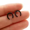 Brincos Mini Versáteis de Novo Estilo da Moda para Meninas, Brincos Geométricos Personalizados Ins com Coração, Círculo, Estrela