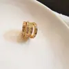 Accesorios DIY de Cristal Rellenos de Oro de 14K Cuentas Espaciadoras Irregulares Roscadas de Agujero Grande Pulsera Collar Accesorios con Cuentas Elementos Geométricos