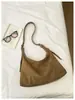 Comercio Exterior Al Por Mayor Bolso de Mano con Estampado de Leopardo en Gamuza para Mujer Nuevo de Moda Bolso Tote Casual Gran Capacidad Bolso de Hombro Único Cruzado de Hombro Moderno