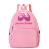 Nova Mochila de Dança com Laço para Meninas Moda Estilo Coreano Mochila de Dança para Alunos do Ensino Fundamental Impressão Logo Publicitário