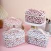 Bolsa de Maquillaje Floral Nueva 2026, Bolsa Cuadrada Portátil y Sencilla para Guardar Cosméticos, Neceser de Viaje, Exclusivamente para Ventas Transfronterizas