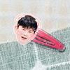 Zhang Jie estrella periférico acrílico pinza para el cabello accesorios para el cabello tocado ayuda para concierto periférico de imagen