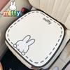 Almofada de Carro Miffy Original Almofada de Carro Fofa Universal Quatro Estações Seda de Mel Favo de Mel Respirável Almofada de Assento de Carro