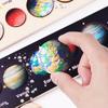 Rompecabezas de ocho planetas tablero de correspondencia sistema solar Universo Ciencia Cognición Materiales didácticos Montessori educación temprana para niños juguetes educativos