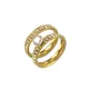 Anillo de circón de nicho caliente transfronterizo simple pulsera de estilo de lujo ligero para mujer anillo de pareja de alto diseño ventas directas de fábrica