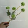 Flor de simulación, 5 bolas de cebolleta, crisantemo, para salón de bodas, decoración de hotel, accesorios en vivo, mobiliario floral para el hogar, venta al por mayor